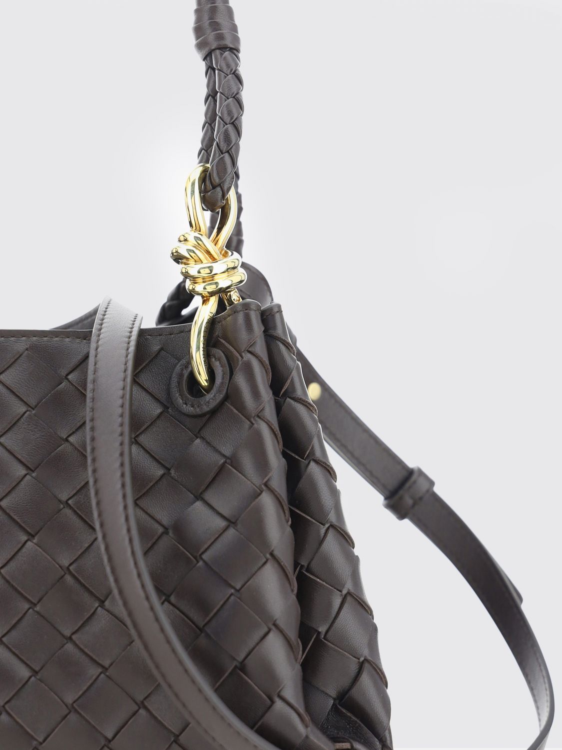 Bottega Veneta Women Parachute Small Woven Leather Bag Bottega Veneta BOTTEGA VENETA