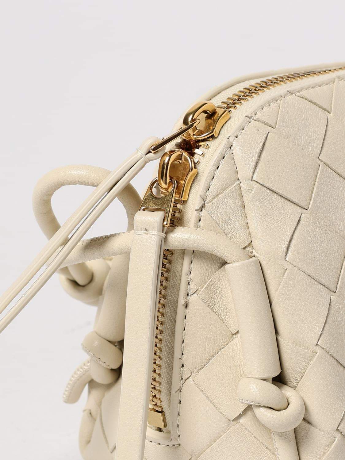 Bottega Veneta Women Woven Leather Concert Pouch Bottega Veneta BOTTEGA VENETA