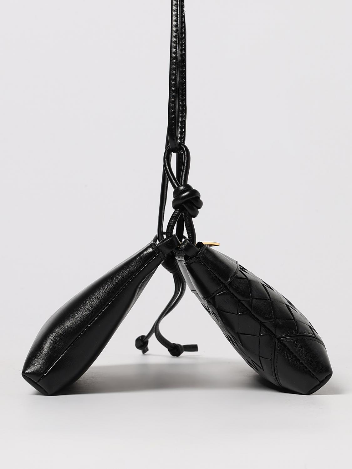 Bottega Veneta Women Intrecciato Calfskin Leather Crossbody Bag Bottega Veneta BOTTEGA VENETA
