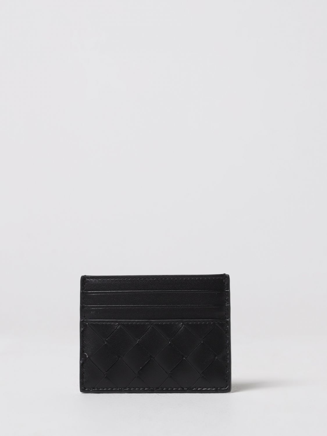 Woven Nappa Card Holder Bottega Veneta BOTTEGA VENETA