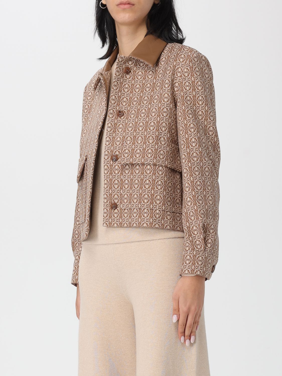 Max Mara Jacket Woman Camel MAX MARA