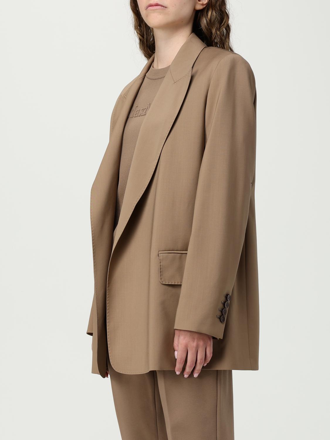 Max Mara Jacket Woman Brown MAX MARA