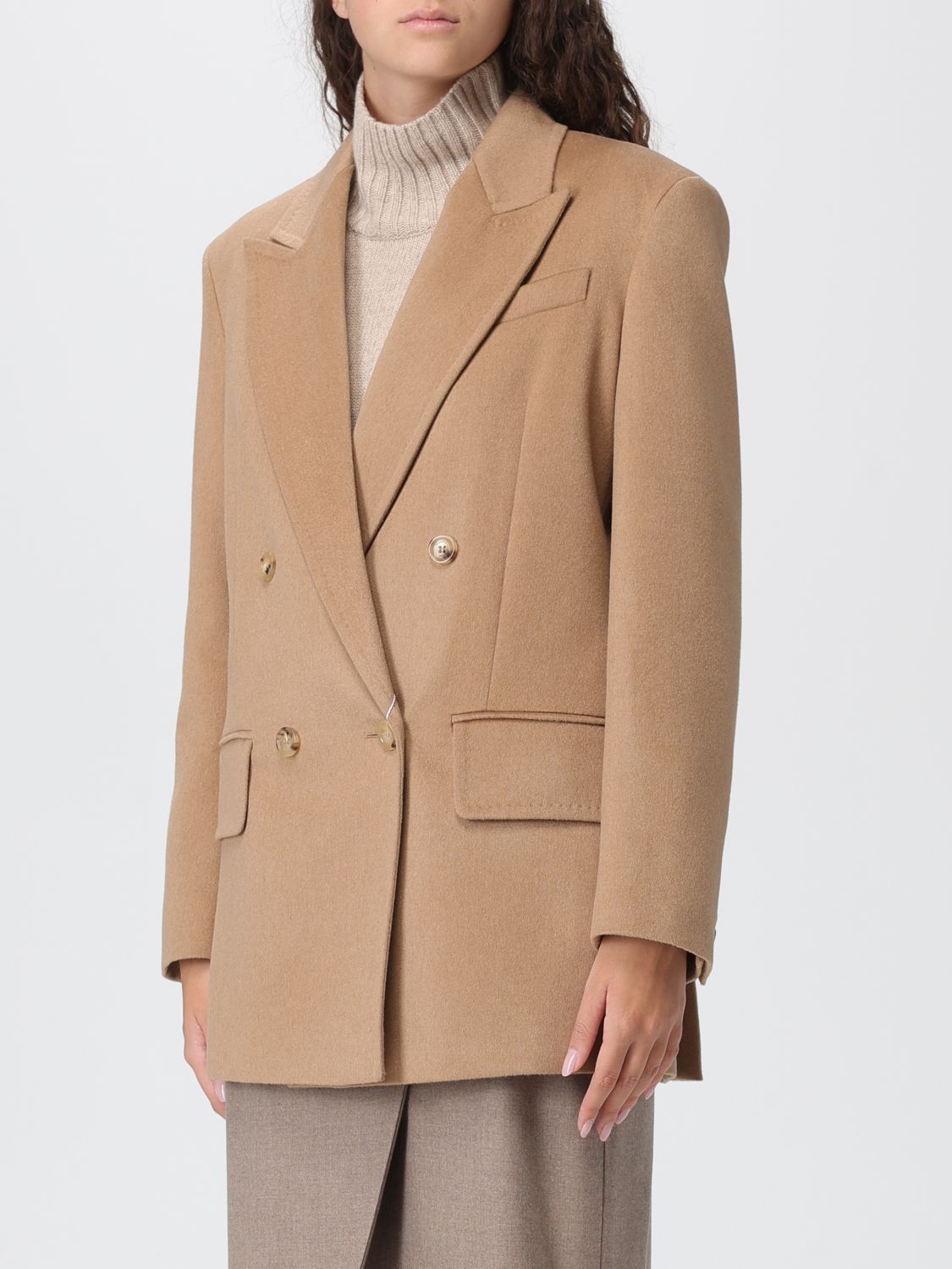 Max Mara Jacket Woman Camel MAX MARA