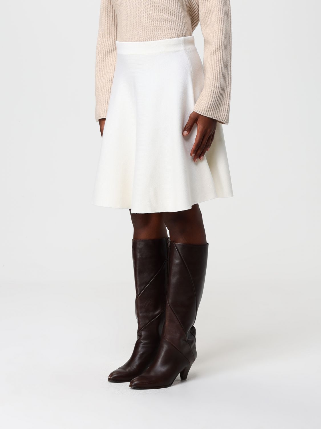 Max Mara Skirt Woman Pearl MAX MARA