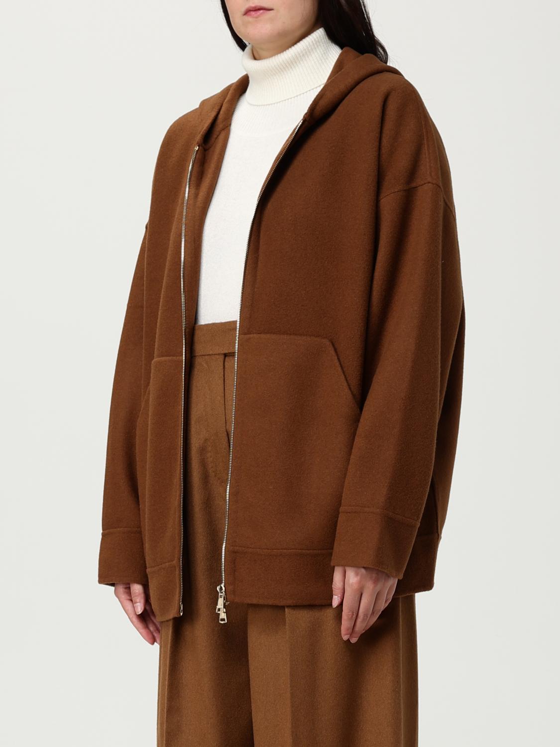 Max Mara Sweatshirt Woman Leather MAX MARA