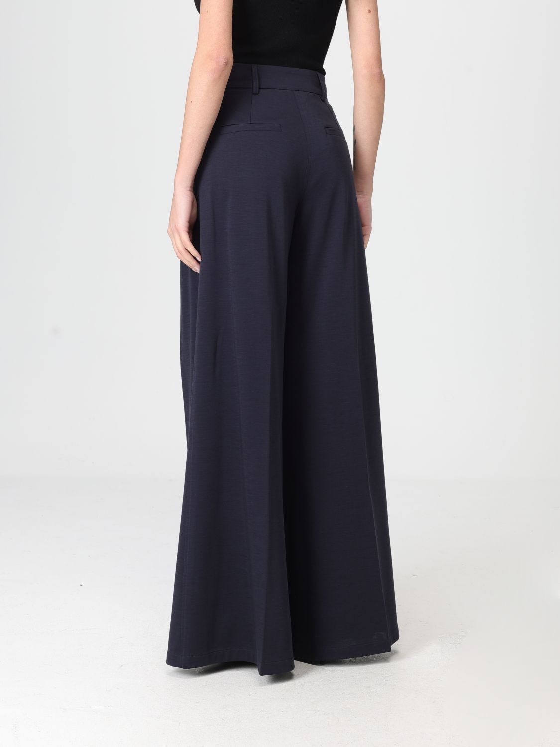 Max Mara Pants Woman Navy MAX MARA