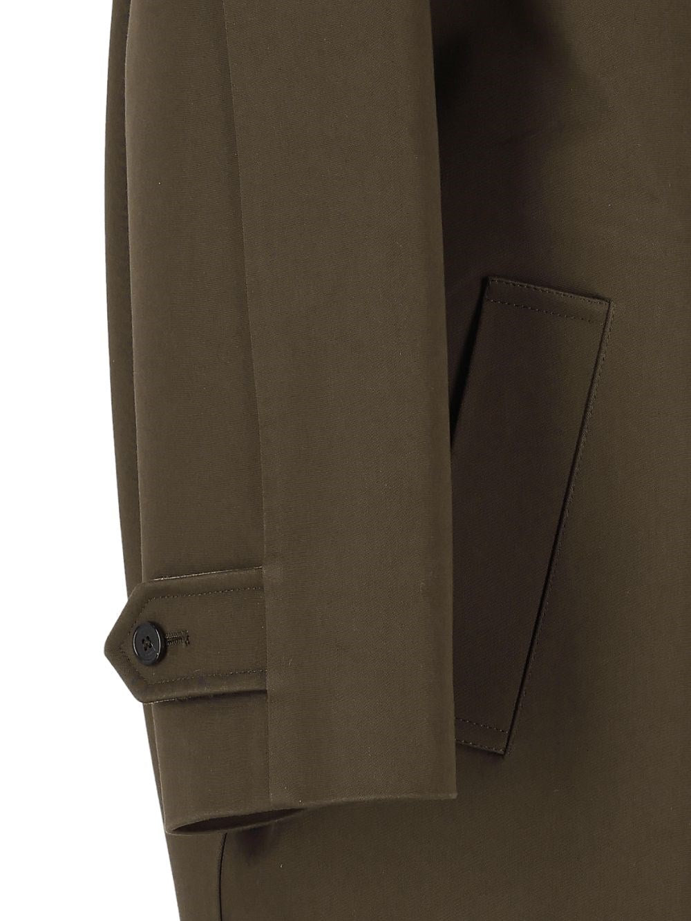 Saint Laurent Women Canvas And Shearling Coat SAINT LAURENT