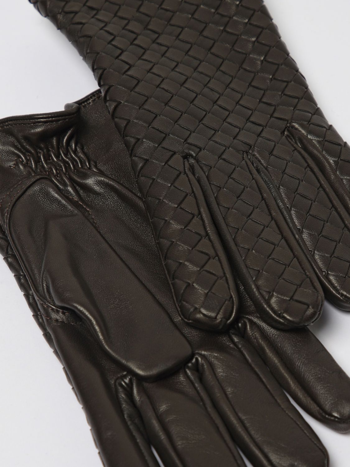 Bottega Veneta Gloves Men Dark BOTTEGA VENETA