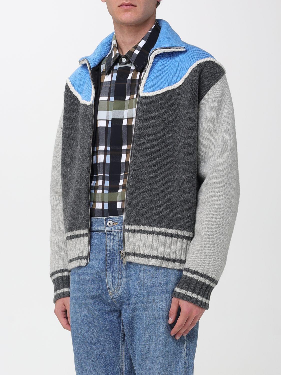 Bottega Veneta Sweater Men Charcoal BOTTEGA VENETA