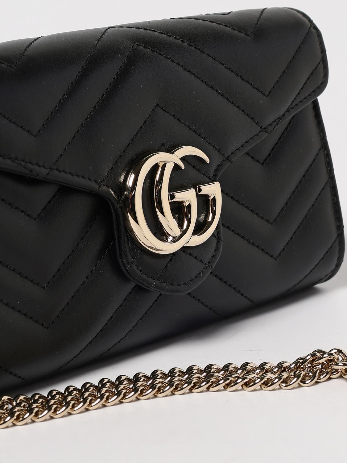 Gucci Women Gg Marmont Mini Envelope Bag Gucci In Matelasse Leather With Chain Strap GUCCI