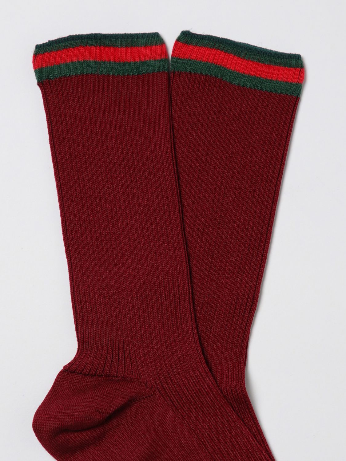 Gucci Socks Woman Burgundy GUCCI