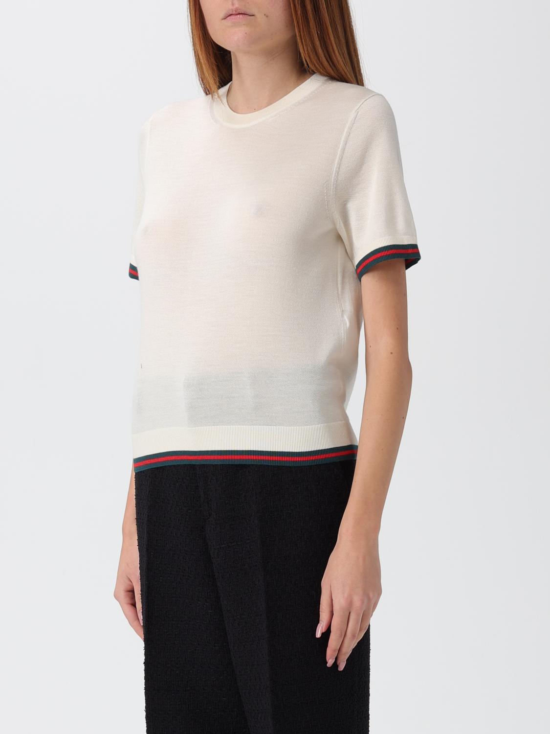 Gucci Sweater Woman White GUCCI