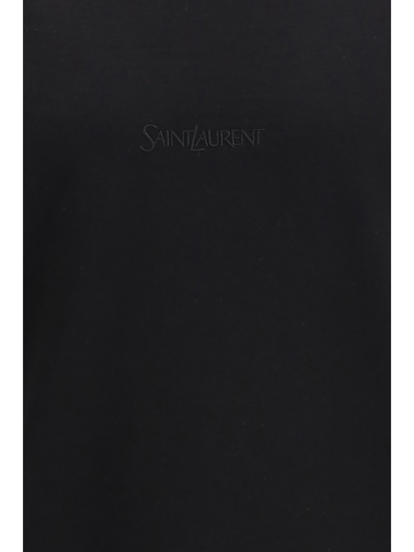 Saint Laurent Men Cotton Jersey T-Shirt With Embroidered Logo SAINT LAURENT