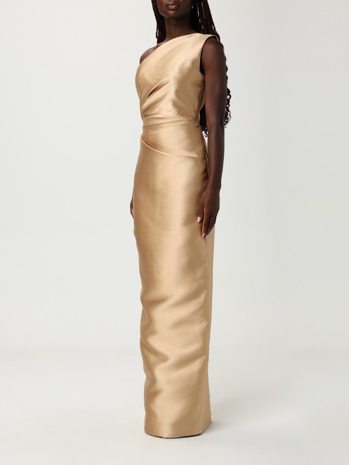 One-Shoulder Satin Dress Solace London SOLACE LONDON