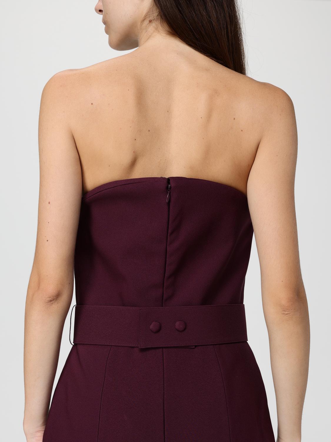 Solace London Dress Woman Burgundy SOLACE LONDON