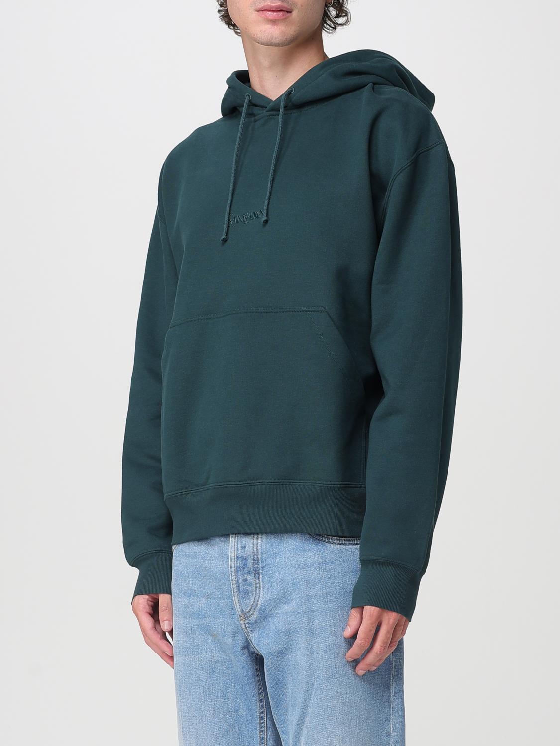 Saint Laurent Sweatshirt Men Green SAINT LAURENT