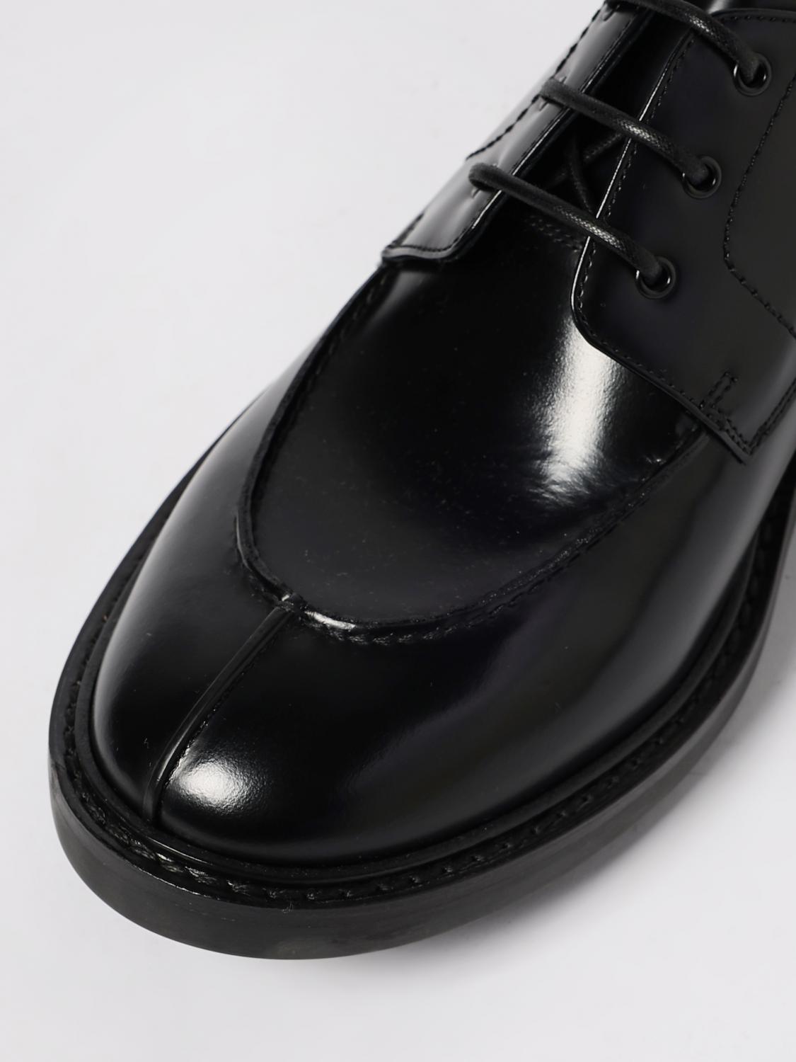 Saint Laurent Brogue Shoes Men Black SAINT LAURENT