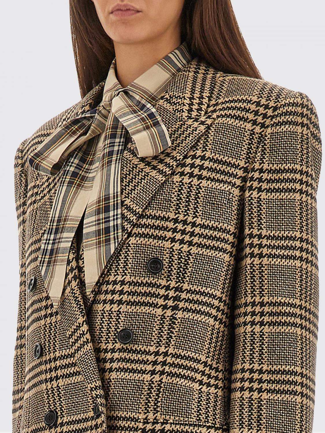 Saint Laurent Jacket Woman Multicolor SAINT LAURENT