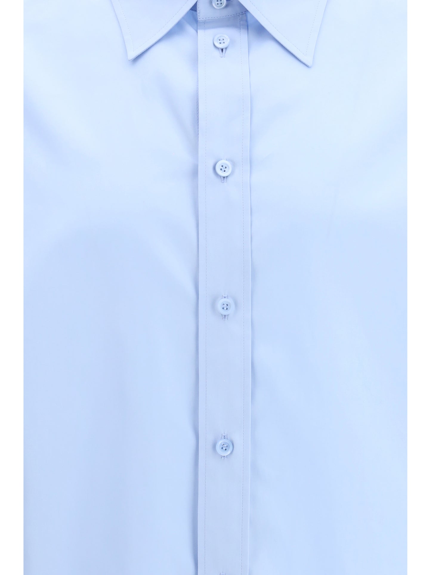 Loewe Men Classic Cotton Shirt With Embroidered Anagram Logo LOEWE