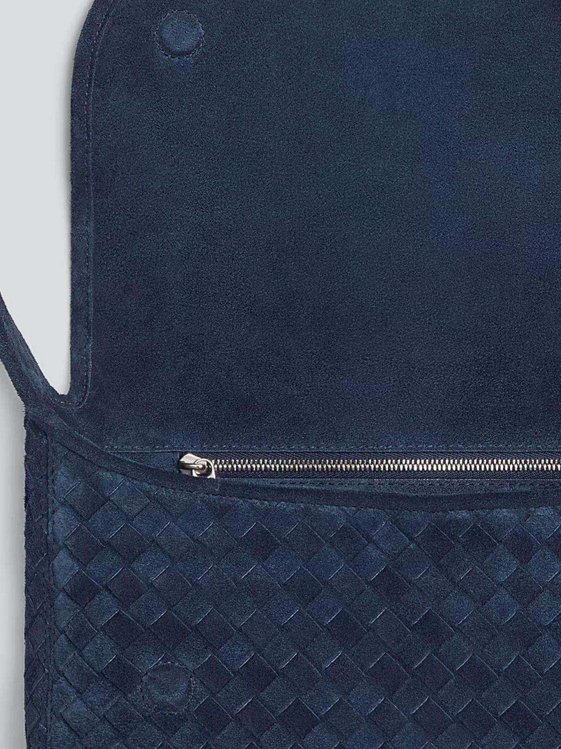 Bottega Veneta Shoulder Bag Men Blue BOTTEGA VENETA