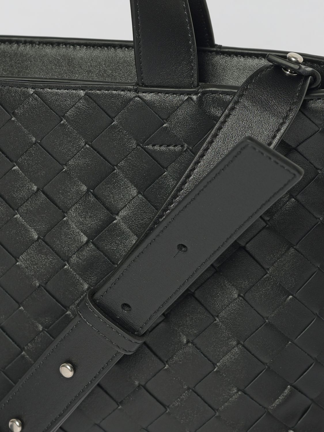 Bottega Veneta Shoulder Bag Men Black BOTTEGA VENETA