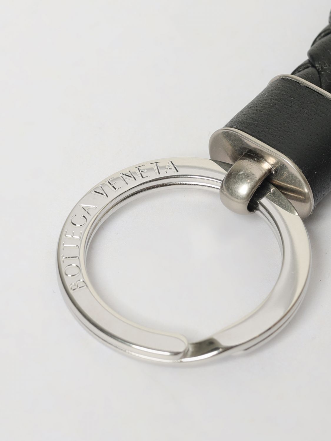 Bottega Veneta Keyring Men Black BOTTEGA VENETA