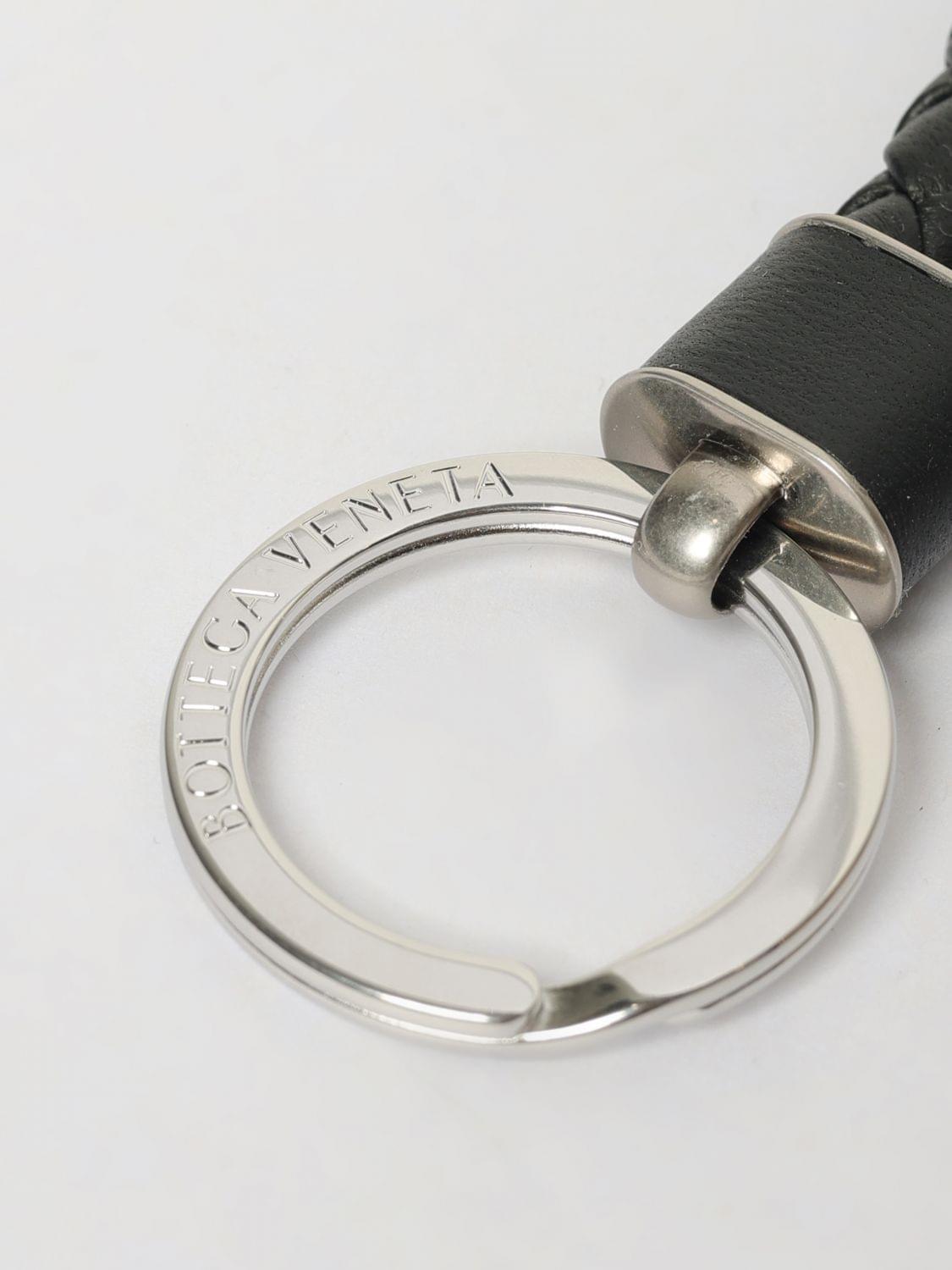 Bottega Veneta Keyring Men Black BOTTEGA VENETA