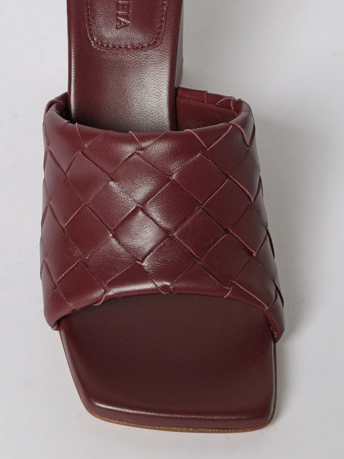 Bottega Veneta Heeled Sandal Woman Burgundy BOTTEGA VENETA