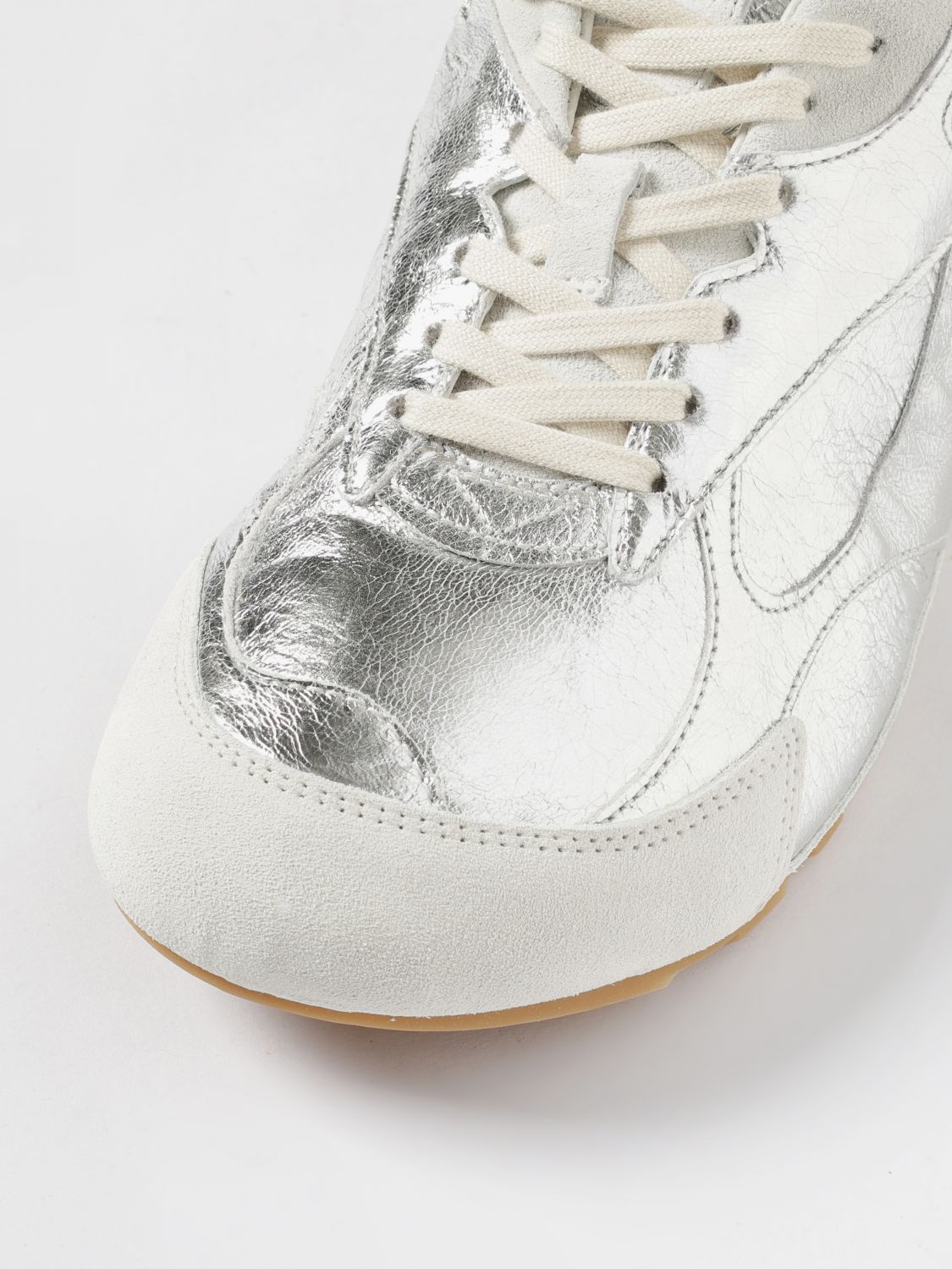 Bottega Veneta Sneakers Woman Silver BOTTEGA VENETA