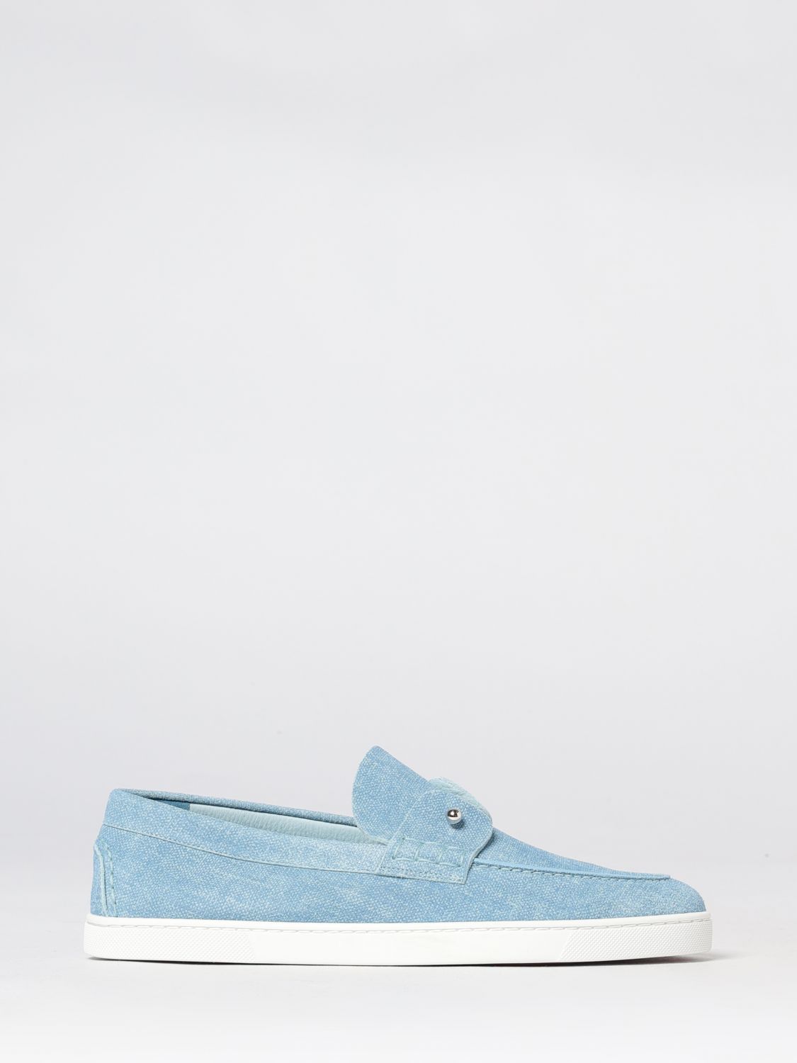 Christian Louboutin Loafers Men Gnawed Blue CHRISTIAN LOUBOUTIN