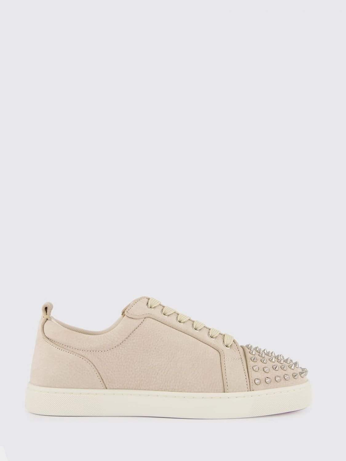 Christian Louboutin Men Christian Louboutin Louis Junior Spikes Nubuck Sneakers CHRISTIAN LOUBOUTIN