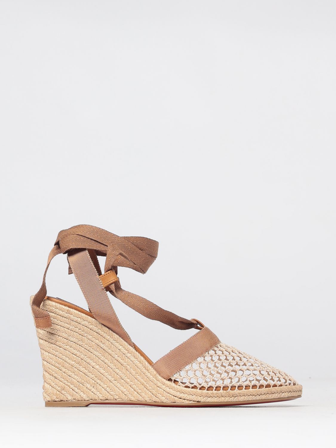Christian Louboutin Espadrille Woman Beige CHRISTIAN LOUBOUTIN
