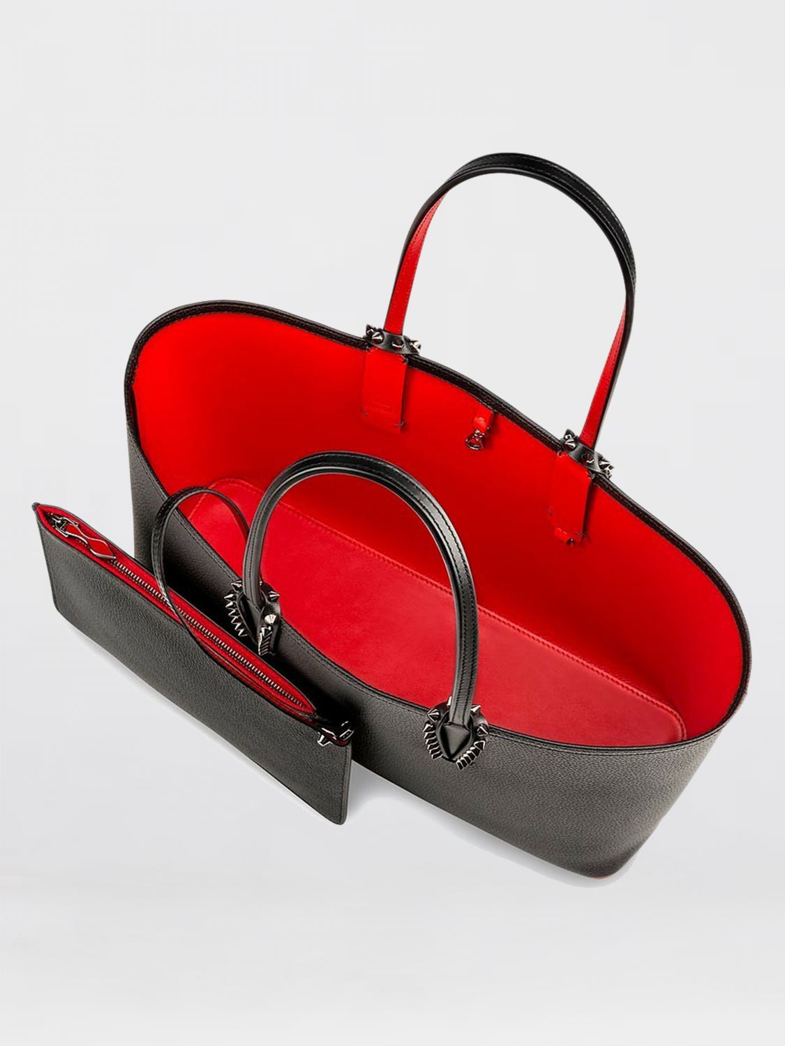 Cabata Soft Small Calf Empire Tote Bag Christian Louboutin CHRISTIAN LOUBOUTIN