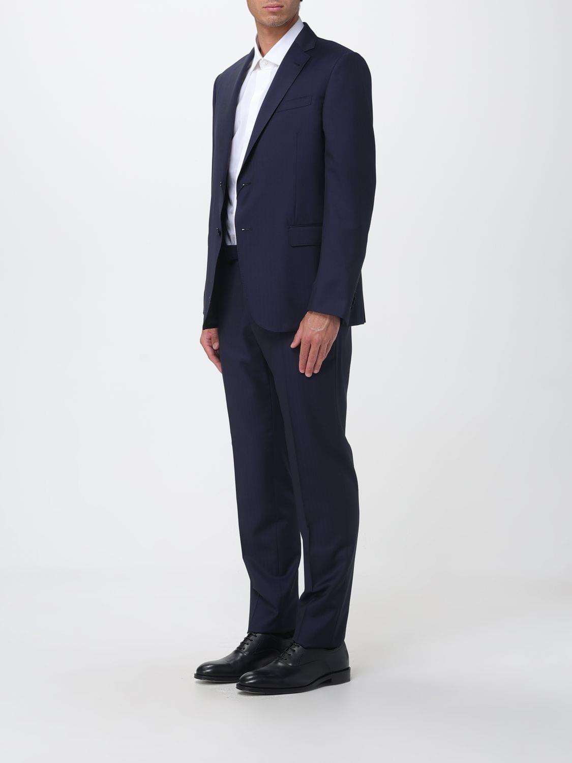 Zegna Suit Men Navy ZEGNA