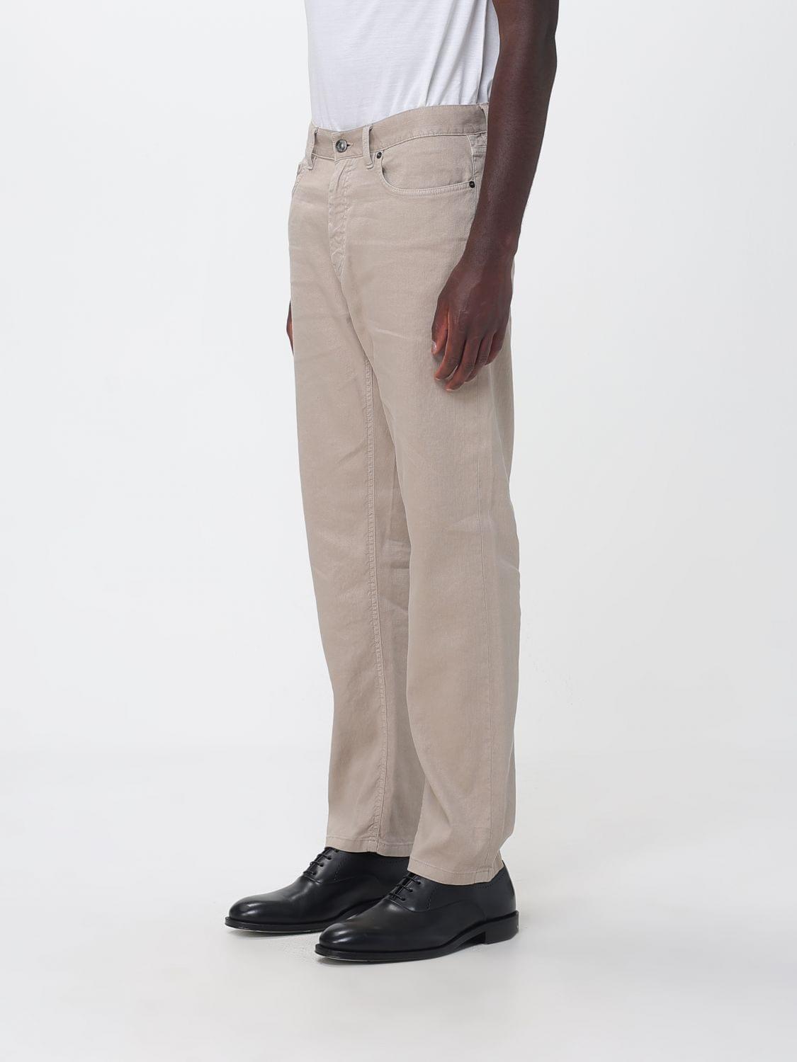 Zegna Pants Men Camel ZEGNA