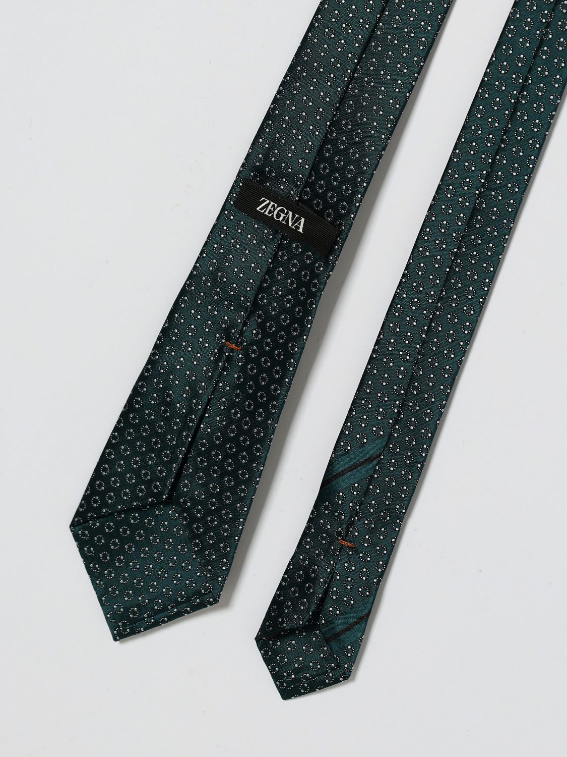 Zegna Tie Men Green ZEGNA