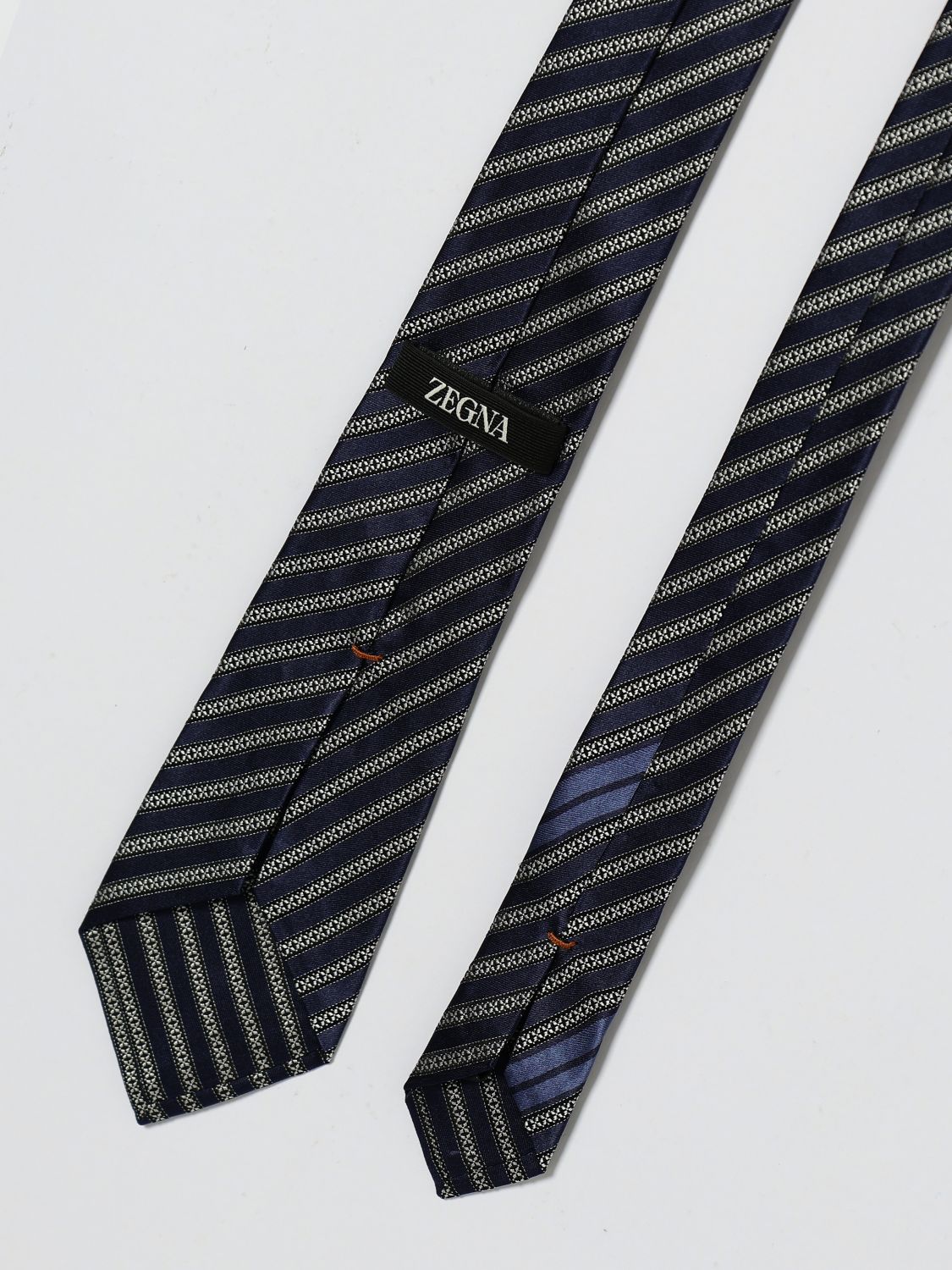 Zegna Tie Men Navy ZEGNA