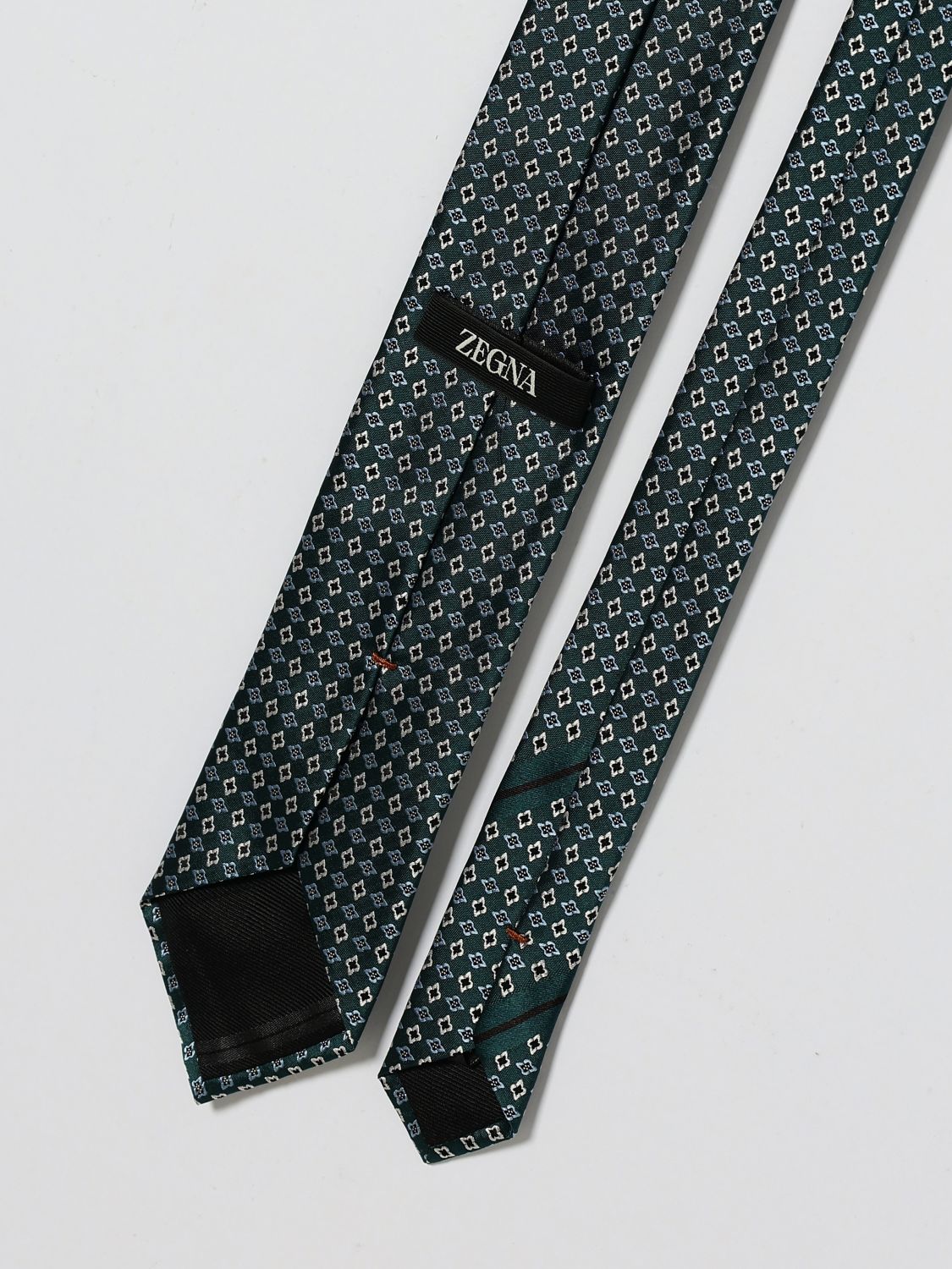Zegna Tie Men Green ZEGNA