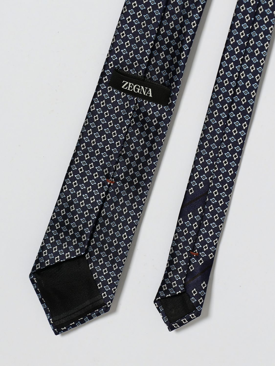 Zegna Tie Men Navy ZEGNA