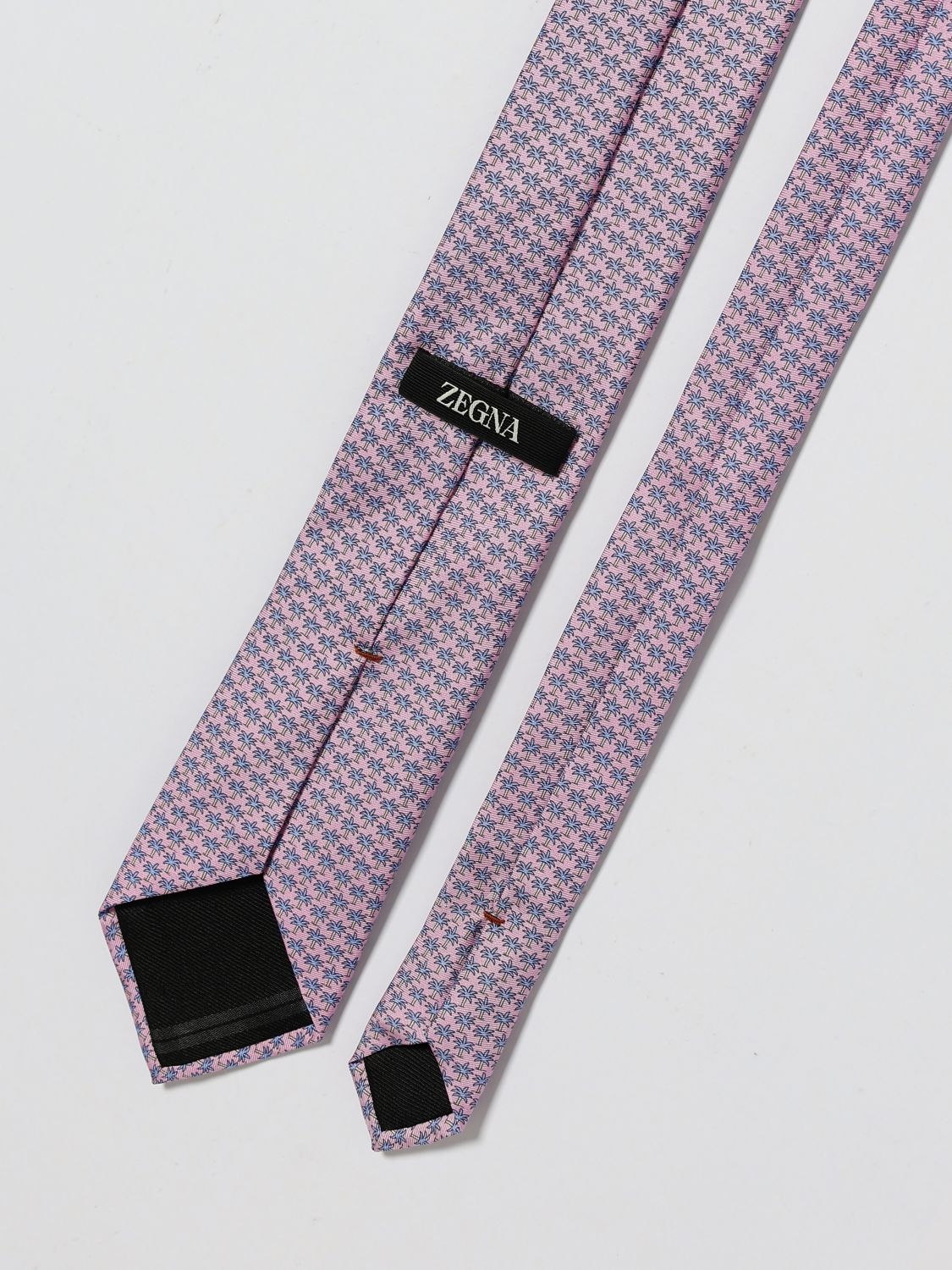 Zegna Tie Men Pink ZEGNA