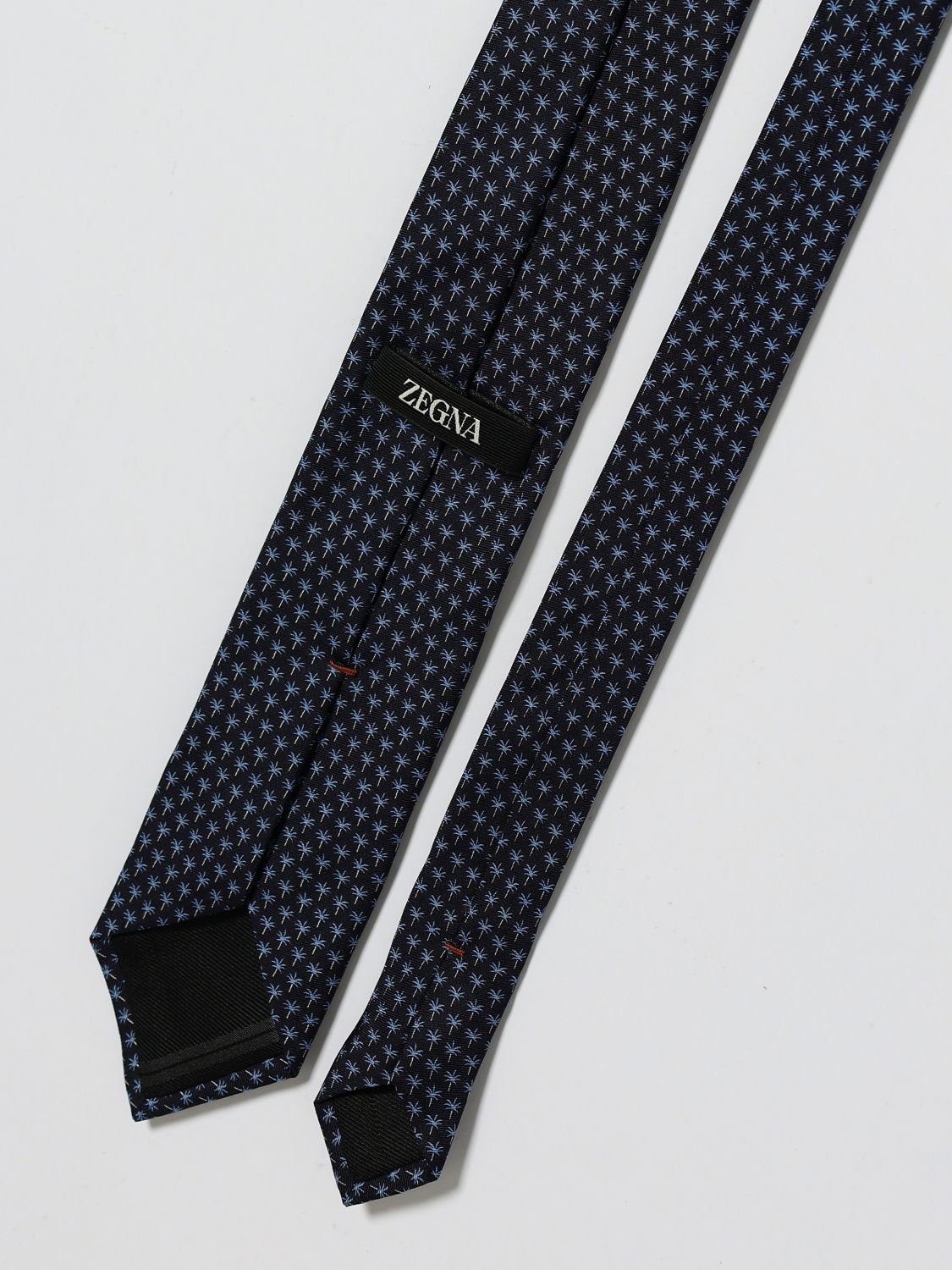 Zegna Tie Men Navy ZEGNA