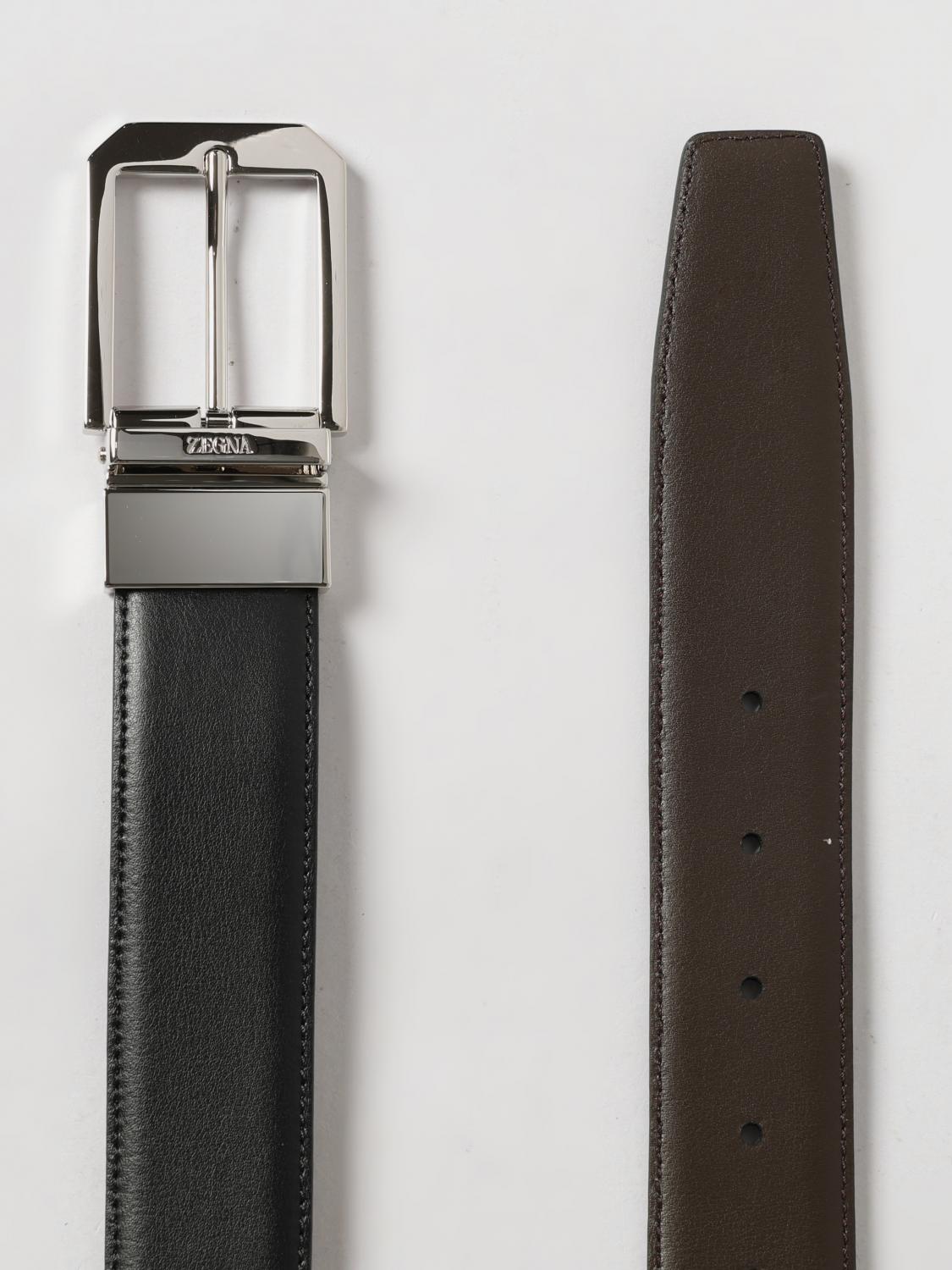 Zegna Belt Men Black ZEGNA