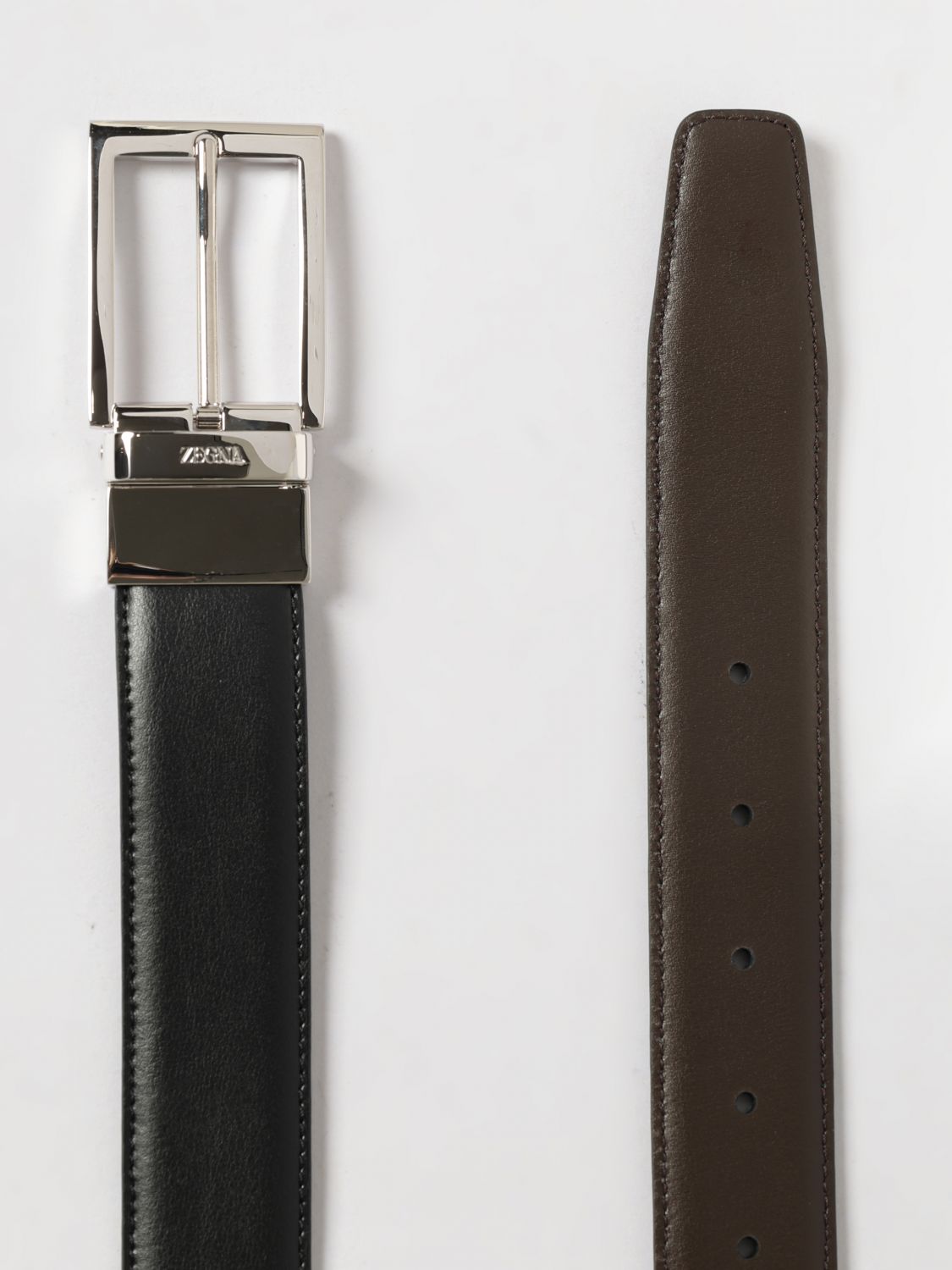 Zegna Belt Men Black ZEGNA