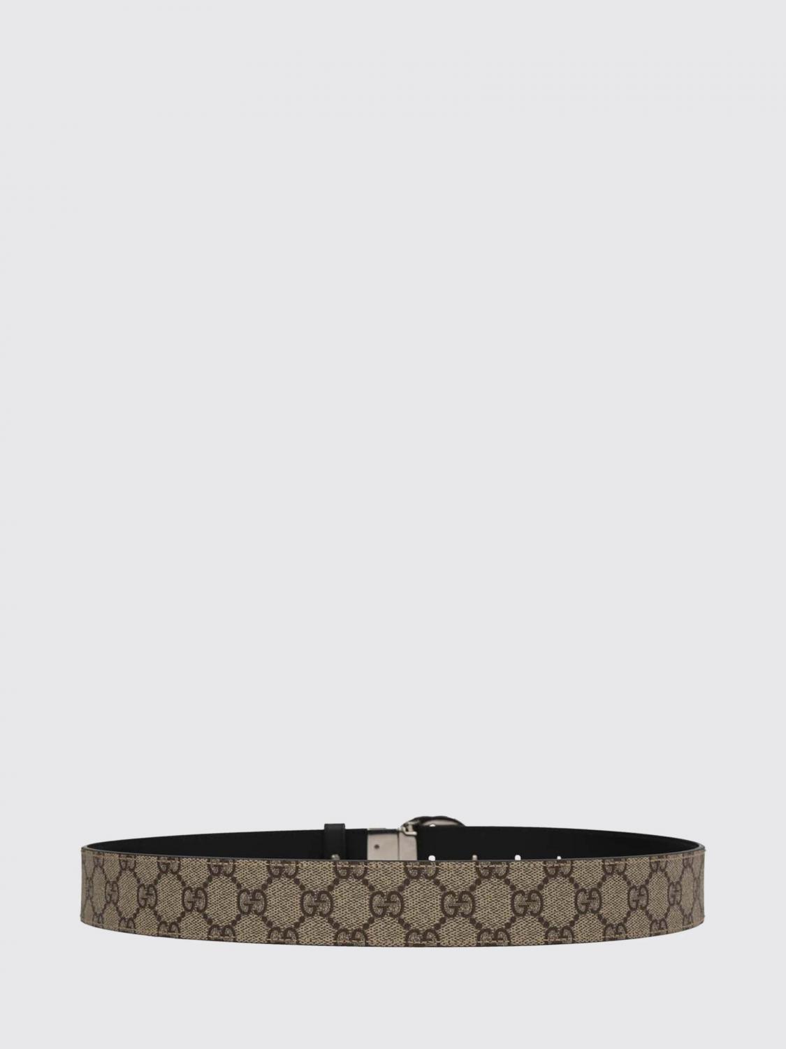 Gucci Belt Men Beige GUCCI