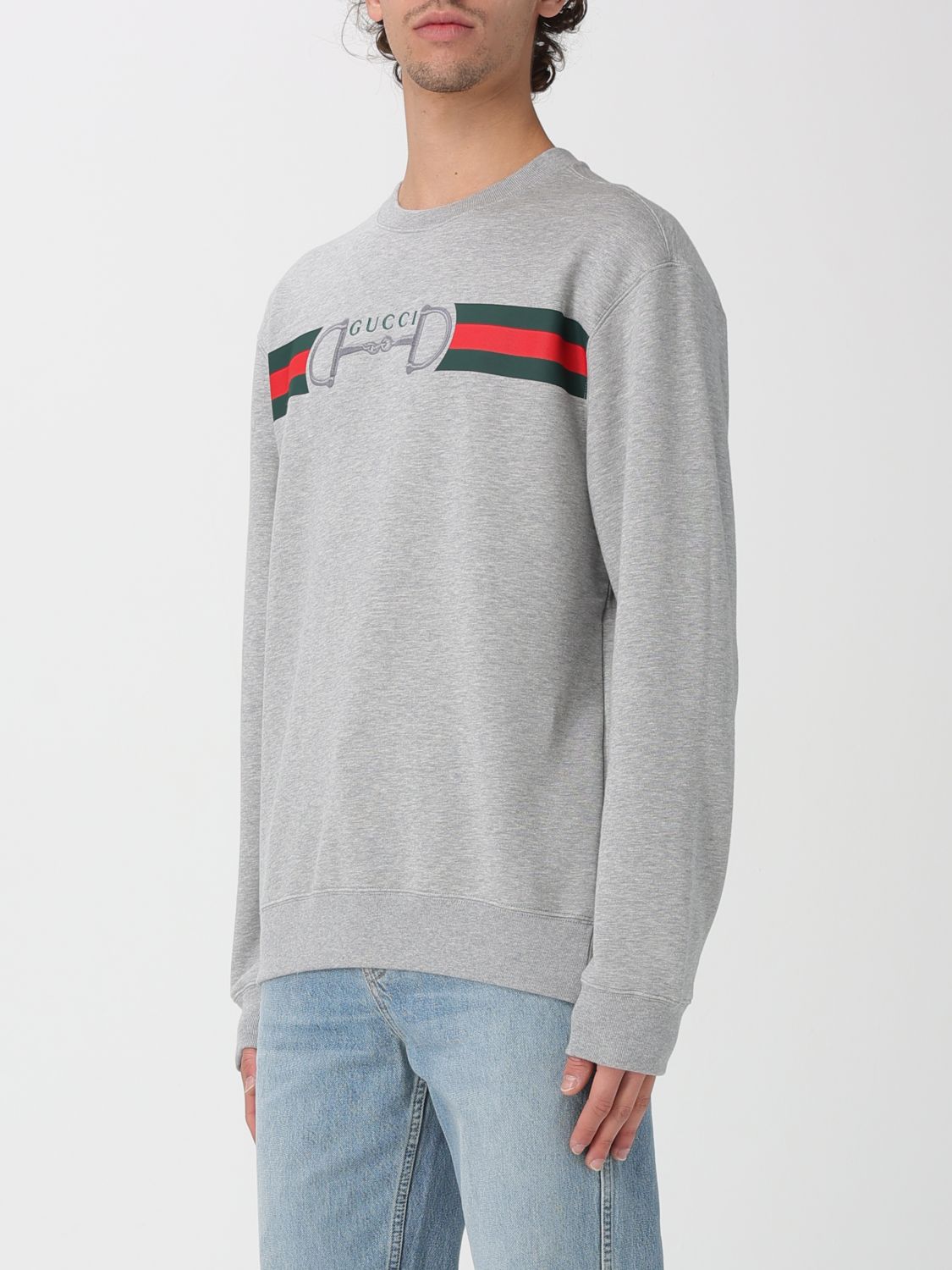 Gucci Sweatshirt Men Grey GUCCI