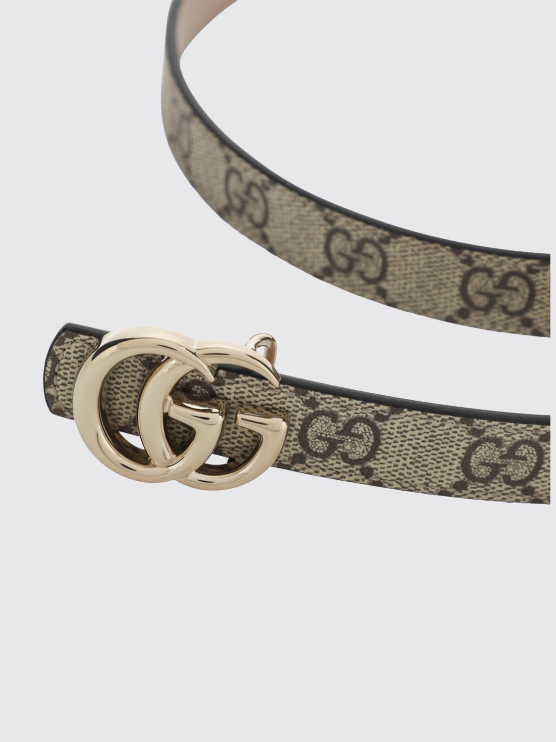 Gucci Belt Woman Beige GUCCI