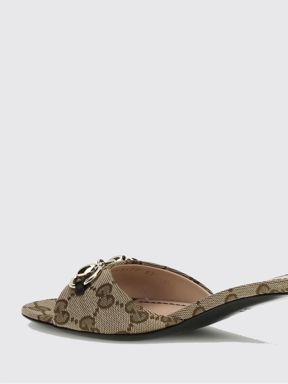 Gucci Heeled Sandal Woman Beige GUCCI