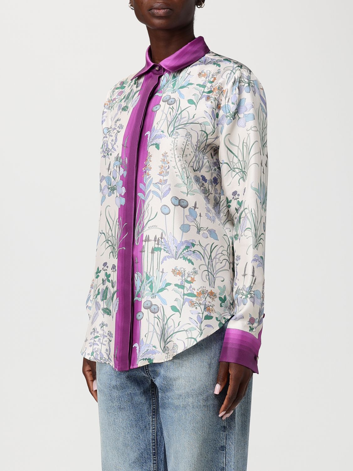 Gucci Shirt Woman Ivory GUCCI