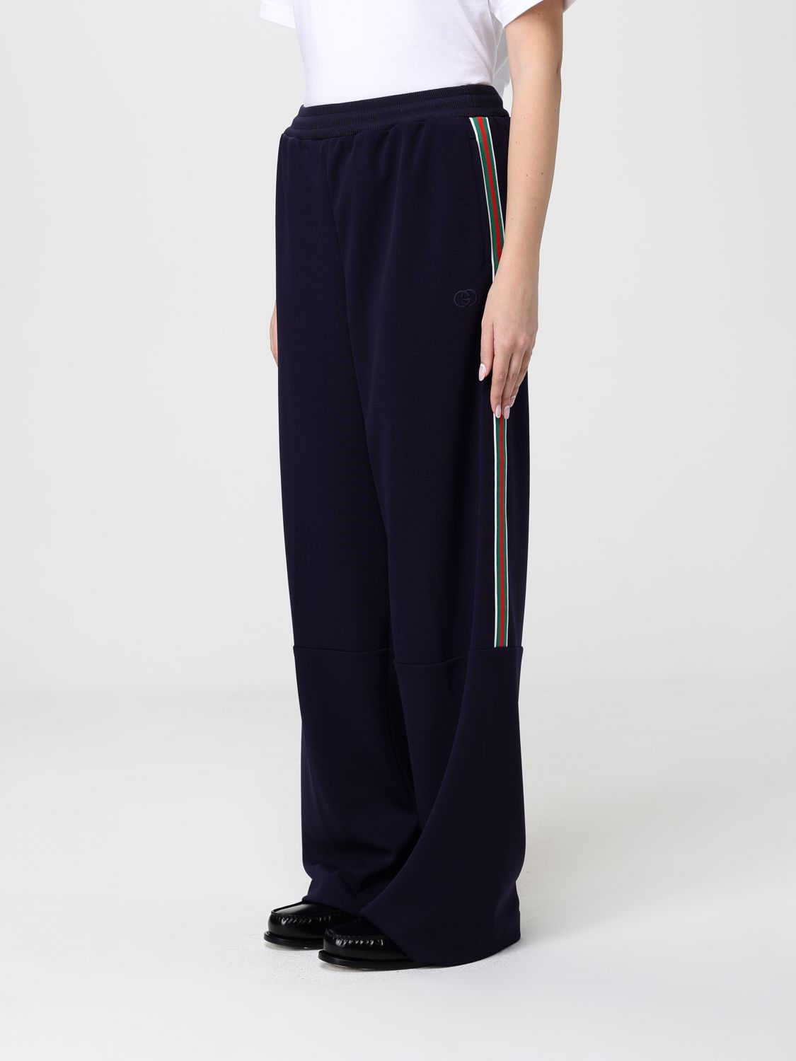 Gucci Pants Woman Blue GUCCI