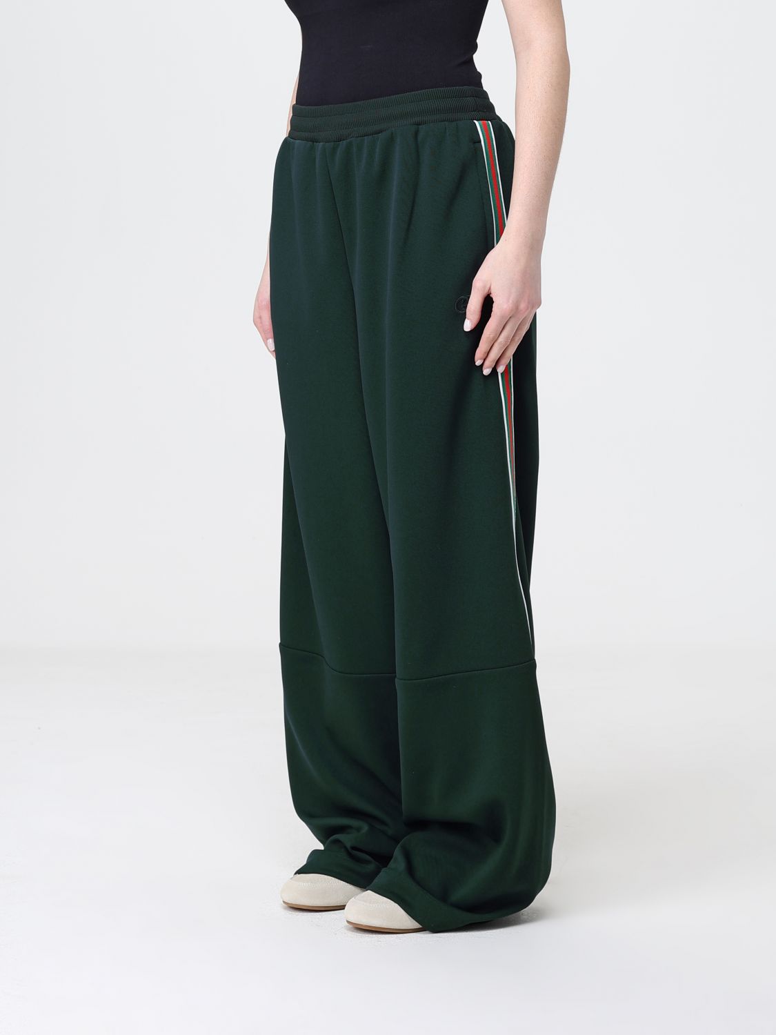 Gucci Pants Woman Green GUCCI